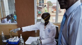 South Sudan's international airport has implemented more rigorous health screenings after the World Health Organization declared the coronavirus a global health emergency on Jan. 30, 2020. (Alex McBride/AFP via Getty Images)