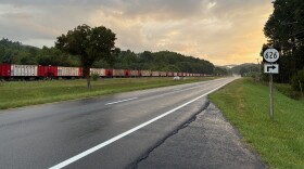 The stretch of U.S. 460 through Elliston, Virginia, where activists believe Mountain Valley Pipeline is planning to build a new compressor station.