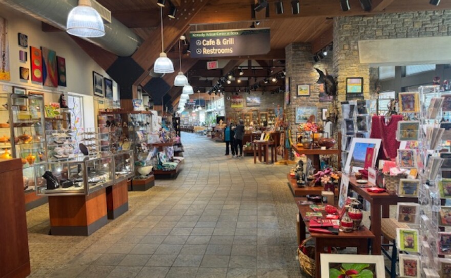 His dough bowls are sold at the Kentucky Artisan Center in Berea