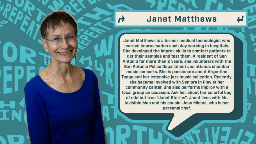 The first storyteller is Janet Matthews. Janet shares a story about a day where she knew exactly the right thing to do.