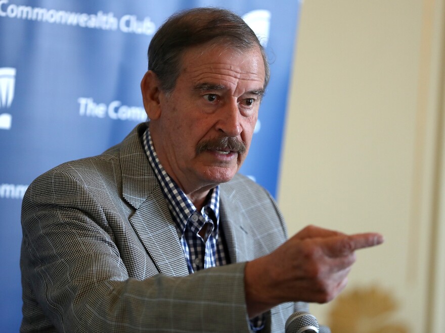 Former Mexican President Vicente Fox spoke with NPR about his book, Let's Move On: Beyond Fear & False Prophets. The book highlights the North American Free Trade Agreement between the U.S., Mexico and Canada.