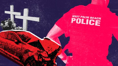 Seven former West Palm Beach police officers face criminal charges for allegedly covering up a fatal wreck, caused by a chase they led. WLRN investigated and found disciplinary issues among the three drivers in the chase — well before the crash: a criminal investigation, another fatal chase, and accusations of violence. Lax discipline and oversight lapses followed.