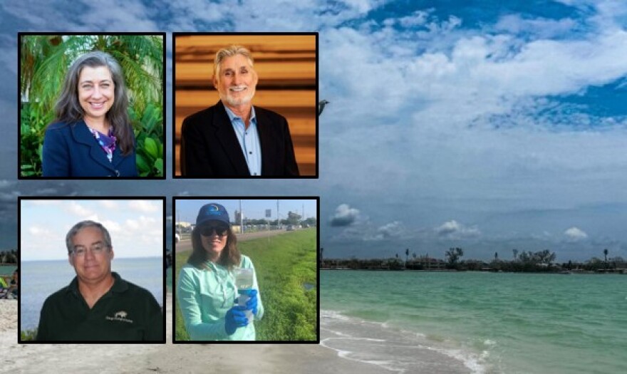 A free event — dubbed “Beneath the Surface: The Environmental Stories Shaping our Community” — starts at 3 p.m. April 15 inside the Bayfront Community Center in Sarasota behind the Municipal Auditorium. Panelists for the environmental discussion include, clockwise, Jennifer Shafer, co-executive director Science and Environmental Council; Jon Thaxton, director of policy and advocacy at the Gulf Coast Community Foundation; Randy Wells, director of the Dolphin Research Program; and Abbey Tryna, executive director of Suncoast Waterkeeper.