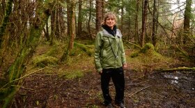 Linda Behnken, executive director of the Alaska Longline Fisherman's Association, which was awarded a spot in a new Department of Energy program to find clean energy solutions. Behnken plans to work toward moving Sitka's fishing fleet away from diesel and toward renewable hydrowpower. (Berett Wilber/KCAW)