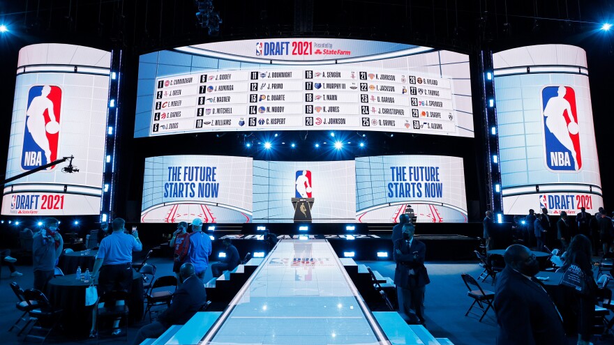 The top pick in the 2021 NBA draft was Oklahoma State's Cade Cunningham. He signed a four-year contract with the Detroit Pistons for $45.6 million.