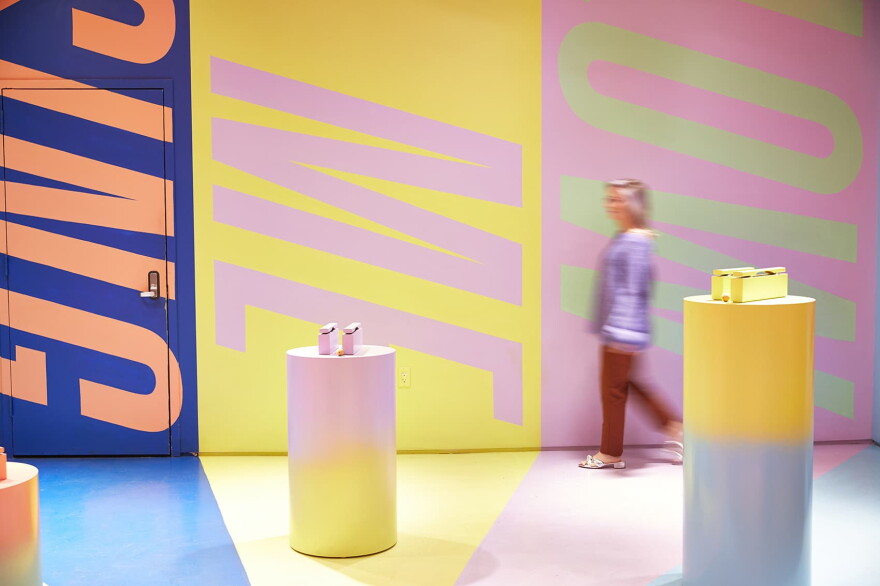 Inside the Color Factory in New York. The space features the commissioned work of local artists who focus on bringing color to urban spaces. (Courtesy of the Color Factory)