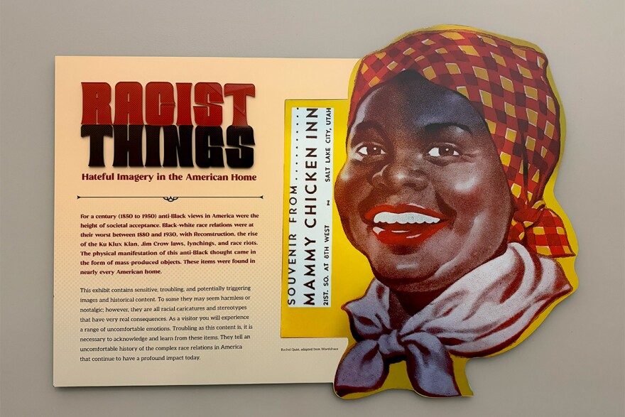 The African American Museum of Iowa has a temporary exhibit up that looks at racist objects in their historical context.