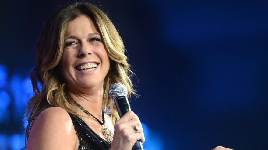 Rita Wilson, seen here performing in March, is the editor-at-large of the Huff/Post50 section of The Huffington Post.