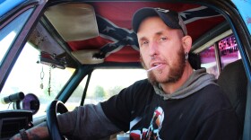 Jason Click is a friend and neighbor of Glenn Miller, who is suspected in three murders last month near Kansas City.