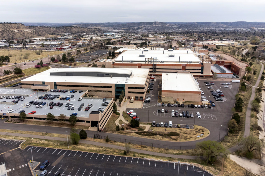 The proposed site of a new data center off Garden of the Gods Road in Colorado Springs. April 1, 2026.