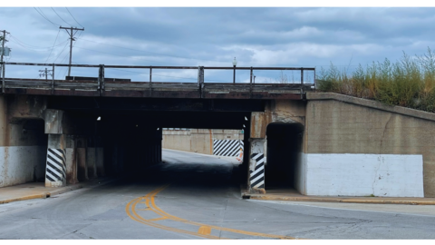 The city of Galesburg is seeking federal funds to improve the South Street underpass.
