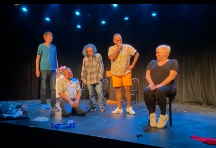 Actors perform during a previous Play in a Day.