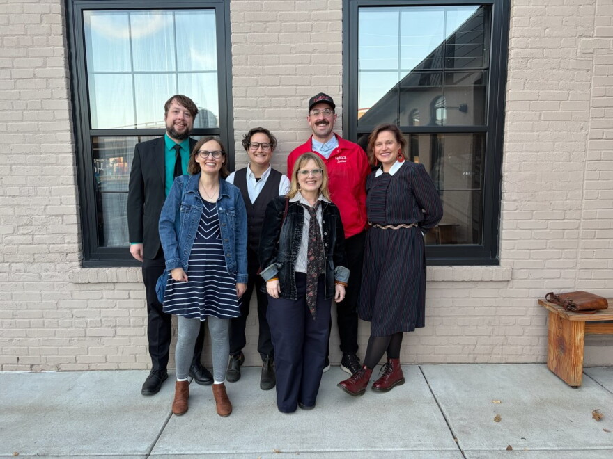 KAXE's Andrew Dziengel, Jennifer Barr, Charlie Mitchell, Heidi Holtan, Malachy Koons and Kari Hedlund attended the 2026 Minnesota Broadcasters Association Excellence Awards, Oct. 7, 2026, in Hastings.