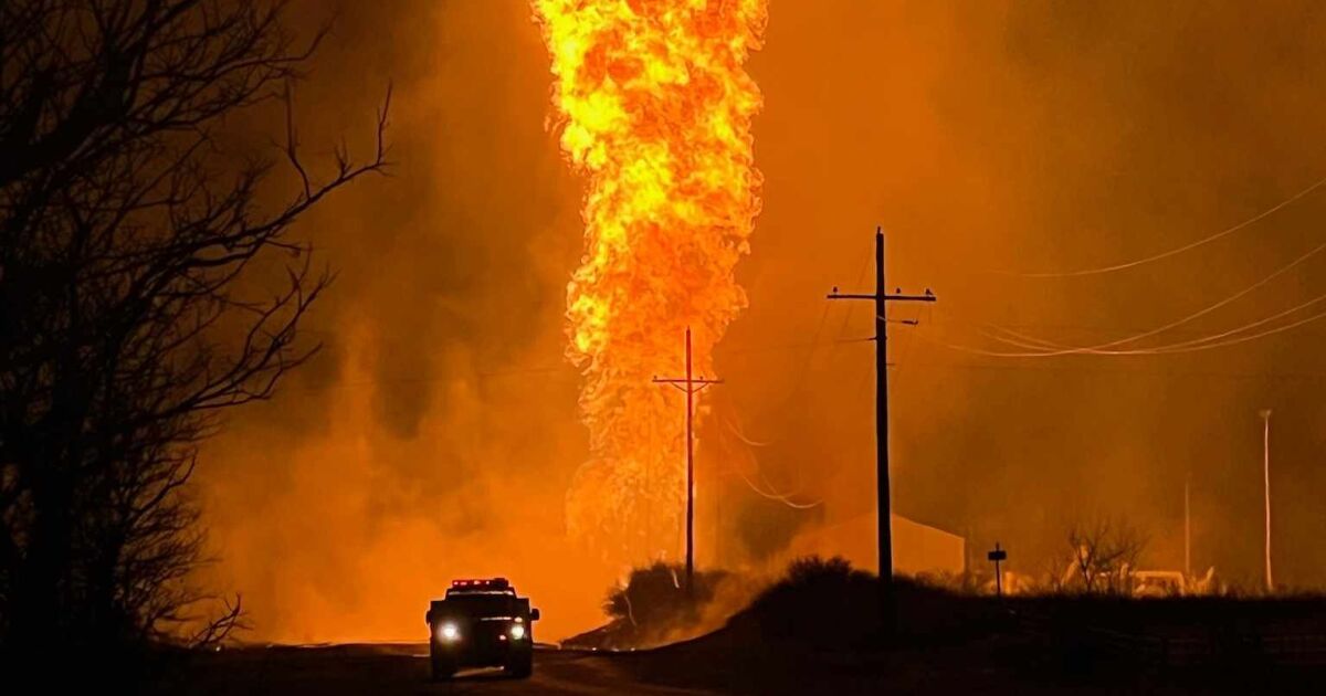 Massive Oklahoma Panhandle gas fire under investigation