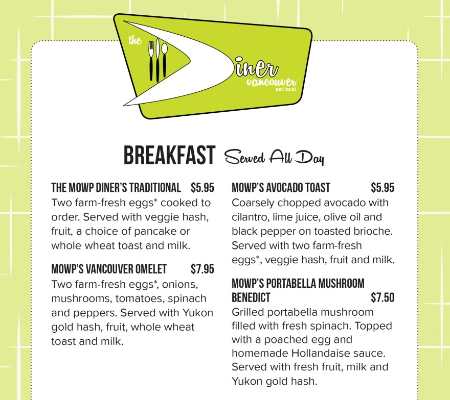 The Diner in Vancouver, Wash., serves seniors and non-seniors alike. The menu for those who qualify for Meals on Wheels meets federal nutrition standards. <a href="https://www.npr.org/assets/news/2020/01/OAAMenu-8-2019-FINAL-2.pdf" target="_blank">Full menu</a>