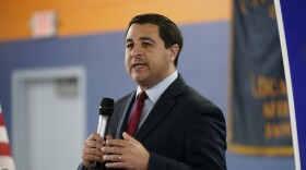 Wisconsin Democratic Attorney General Josh Kaul speaks at a campaign stop Thursday, Oct. 27, 2022, in Milwaukee.