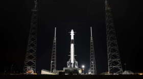 SpaceX's CRS-19 mission on the pad ahead of liftoff from Cape Canaveral. Photo: SpaceX