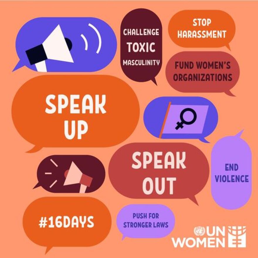 16 Days of Activism web banner