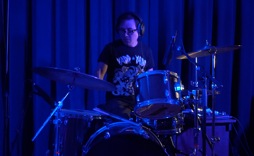 Little Church performing live in WNIJ's Studio A