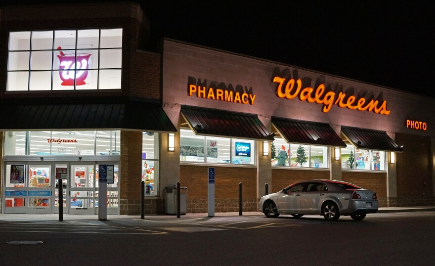 photo of Walgreens at night