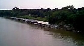 The Chouteau Bend area of Fort Gibson Lake.