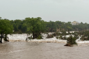 The floodwaters in Kerrville on Friday, July 4, 2025.