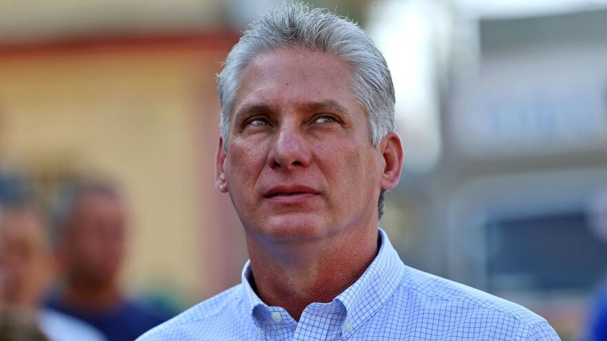 The man who now leads Cuba: Miguel Mario Díaz-Canel Bermúdez, 57. The Communist Party operative, seen here in Santa Clara last month, was elected president of the island nation Thursday.