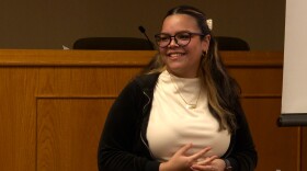 Grace Alvarez Rosario, an Indiana University Maurer School of Law , is the student director of the Protective Order Project.