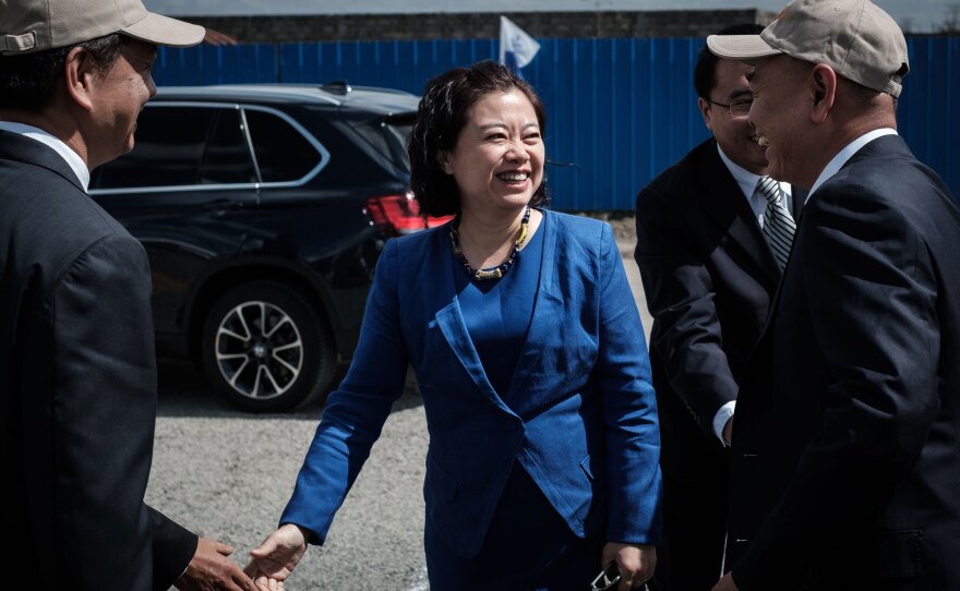 Chinese Ambassador to Kenya Sun Baohong defended her country's involvement in the continent at a news conference in July. "There is no debt trap with Africa," she said.