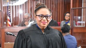 Pictured: Magistrate Judge Simone VanHolten-Turnbull during her Investiture Ceremony at the Superior Court of the VI on 10-28-2022