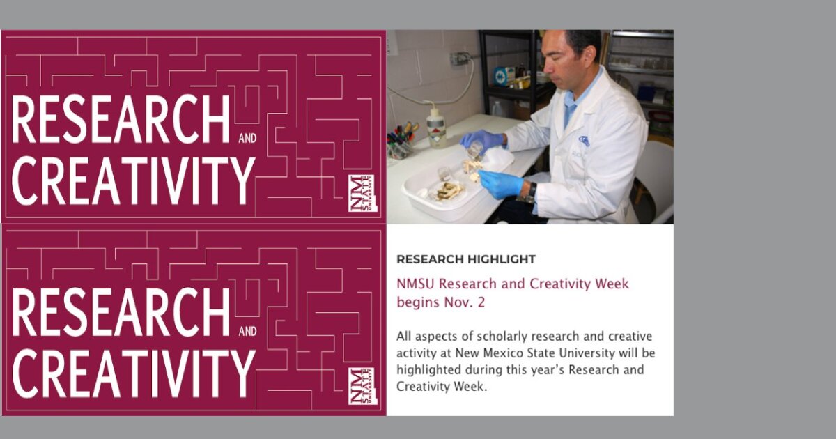 Nmsu Spring 2022 Calendar Nmsu Research And Creativity Week-Nov. 2-5, 2021 Will Be Hybrid - Virtual  And Live.