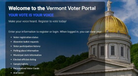 Vermont Secretary of State's voter portal home page