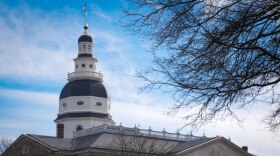 Exterior of the Maryland State House. (Ulysses Muñoz/The Baltimore Banner)