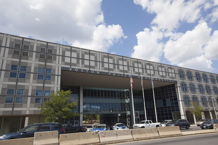 Boston Police Department headquarters (Joe Difazio for WBUR.)