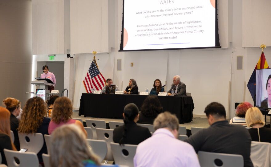 Water was one of the biggest areas of focus at the town hall, and it spurred some debate. While desalination was tossed around as one of various options, Sen. Fernandez raised concerns. "We have to understand by the time that desal comes online, you're talking about very, very expensive water," he said. "Someone's going to pay for that and it's going to be us."
