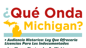 En el episodio 16 de ¿Que Onda Michigan? hablamos sobre:  la audiencia historica para una ley que ofreceria licencias para los indocumentados, cual es el proceso de los mapas electorales en Michigan, nuevas ordenes ejecutivas de uso de mascarillas para negocios. 