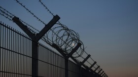  Fence outside a juvenile detention facility