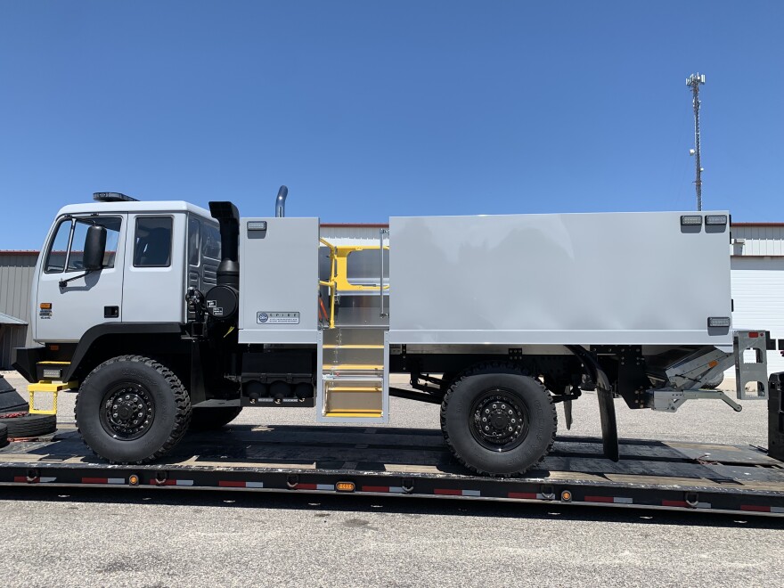 The new high-water rescue vehicle acquired by the Lincoln County Sheriff's Office through the Oregon State Preparedness Infrastructure Resource Equipment (SPIRE) grant program.