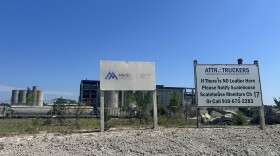 The Martin Marietta facility in northern New Hanover County, off of Holy Shelter Road.