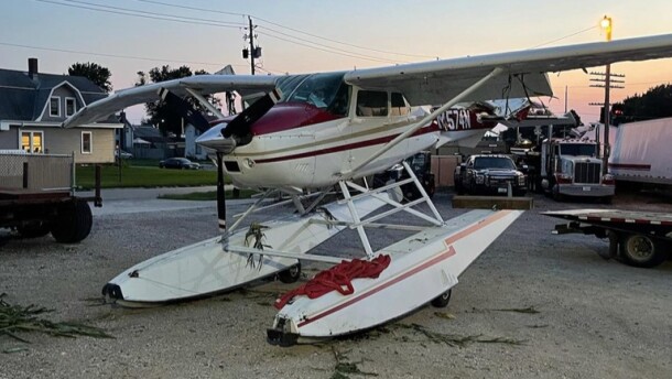On Sept. 6, 2021, the Cessna A185F shown above, identified as N7475N, made an emergency landing in a corn field in Kingsley, Iowa, after the pilot reported a total loss of power. The crash of that same craft into water near Everglades City on Feb. 15 this year is the subject of a recently submitted aviation investigation preliminary report from the National Transportation Safety Board.
