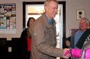 Illinois Gov.-Elect Bruce Rauner shakes the hand of a diner at Red Apple Family Restaurant in Maryville, Ill. on January 10, 2015.