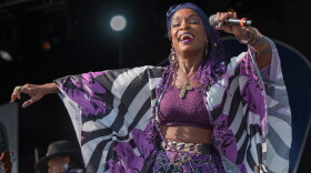 Blues singer Kat Riggins