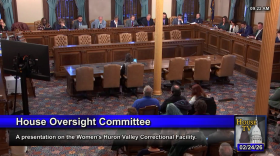 The Michigan House Oversight Committee meets on February 24, 2026 to discuss the conditions of the Huron Valley Women's Correctional Facility.