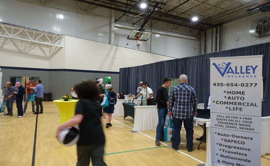 The expo featured a lively atmosphere and attracted attendees of all ages.