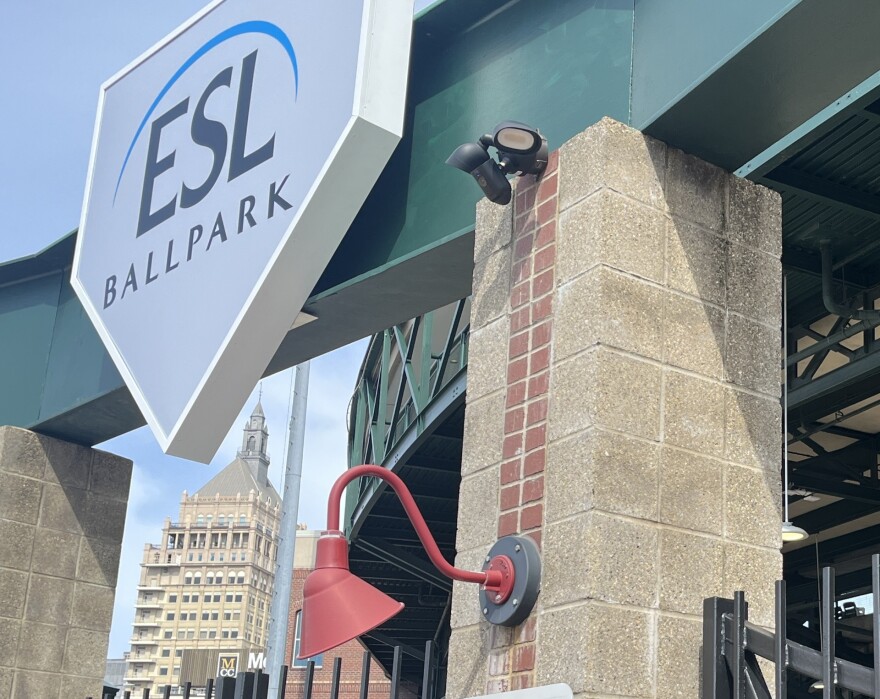 ESL Ballpark just north of downtown Rochester is home to the Red Wings AAA baseball team.