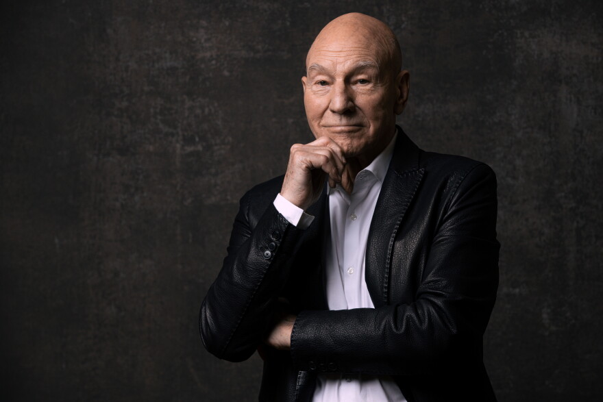 FILE - Patrick Stewart, cast member in the Paramount+ television series "Star Trek: Picard" poses for a portrait during the Winter Television Critics Association Press Tour in Pasadena, Calif., on Jan. 9, 2023.
