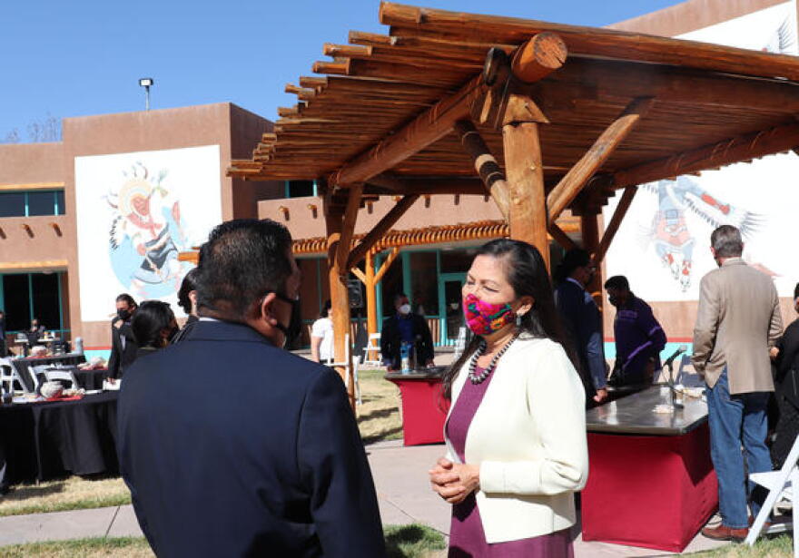Secretary of the Interior Deb Haaland heard from leaders of nine Pueblo communities during a visit to Albuquerque.
