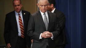 U.S. Attorney General Jeff Sessions attends the Sergeants Benevolent Association of New York City event on May 12, 2017 in Washington. (Win McNamee/Getty Images)