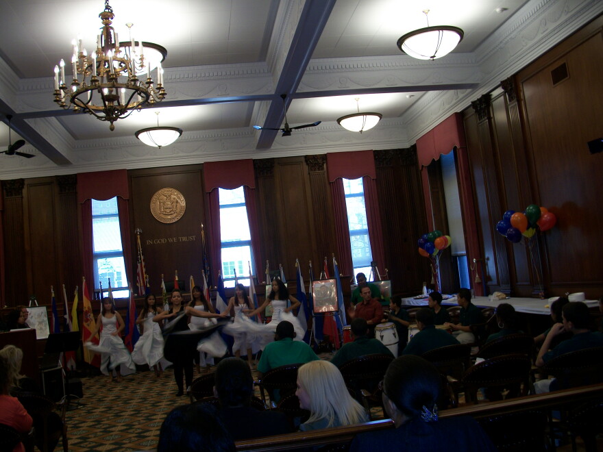 Students from Buffalo's Herman Badillo Bilingual Academy