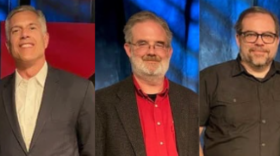 Dr. Mike Godard, Jim Phillips and Kitt Lavoie